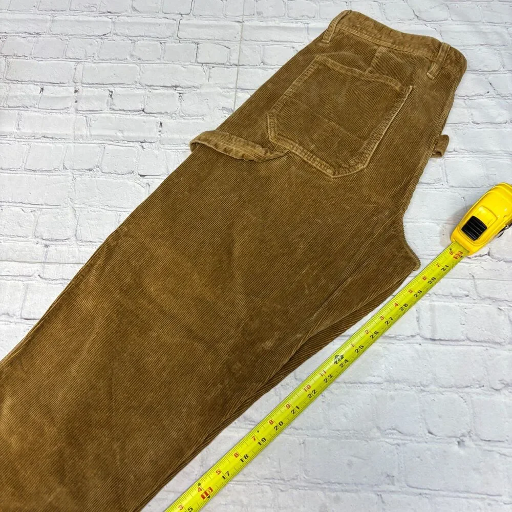 Wallace & Barnes Men Corduroy Carpenter Painter Pants Size 32x32 Cotton C127 -29